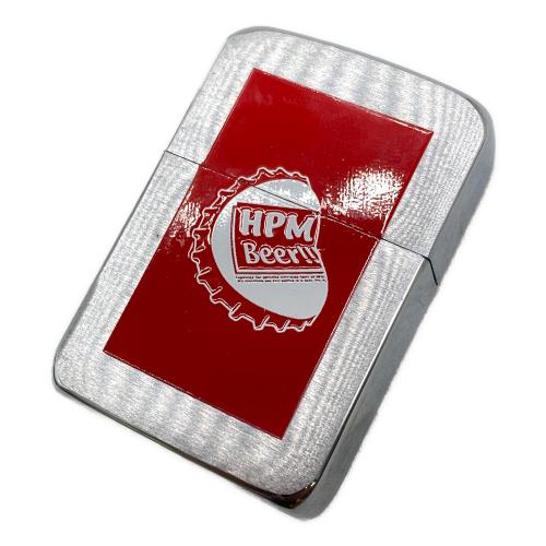 ZIPPO HPM 赤枠 抜き文字 王冠マーク