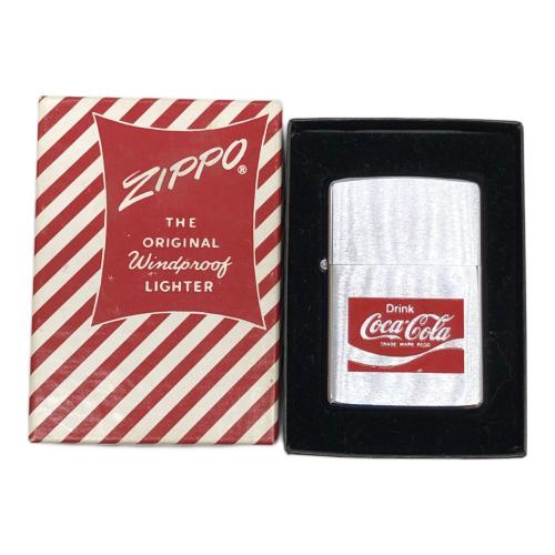 ZIPPO COCA COLA 赤枠 抜き文字
