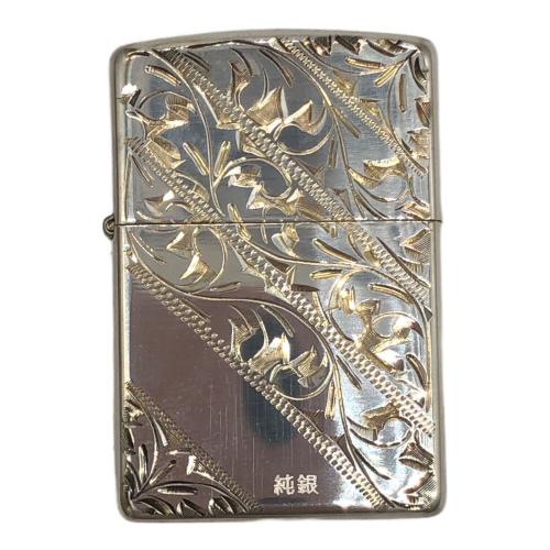 ZIPPO STERRLING 純銀 手彫り 1995