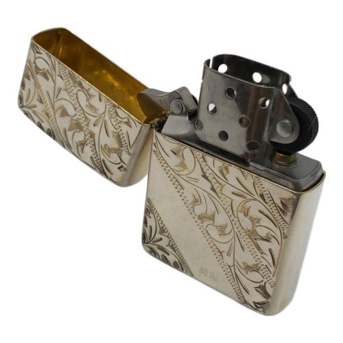 ZIPPO STERRLING 純銀 手彫り 1995
