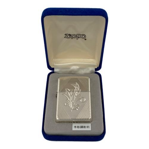 ZIPPO STERRLING 1996 手彫り 片面