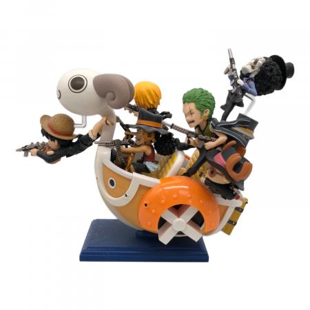 フィギュア フランキー不在 ワンピース ワーコレ ミニメリー号アタック