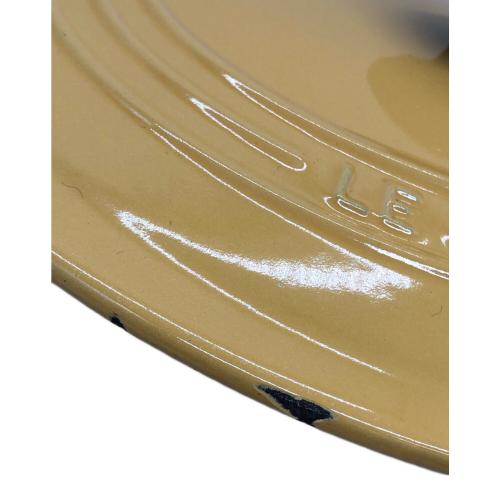 LE CREUSET (ルクルーゼ) 両手鍋 25cm イエロー