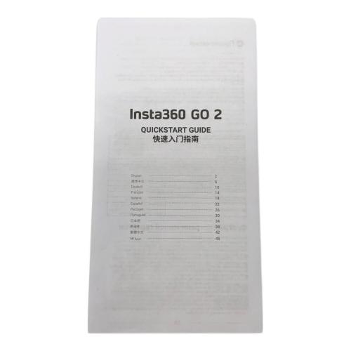 Insta360 (インスタ360) アクションカメラ CING2XX/F ■