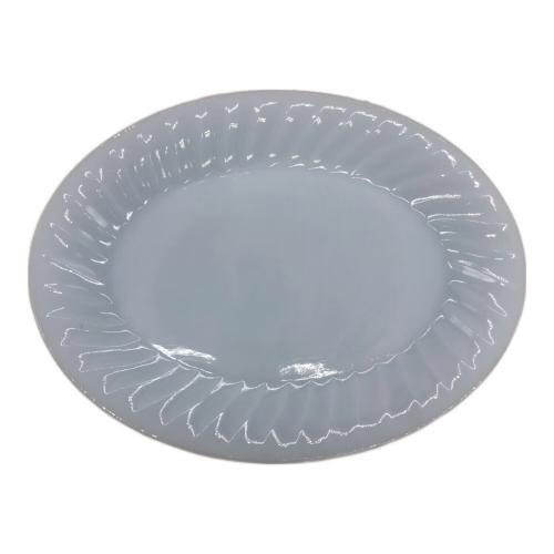 Fire King (ファイヤーキング) オーバルプレート ターコイズ