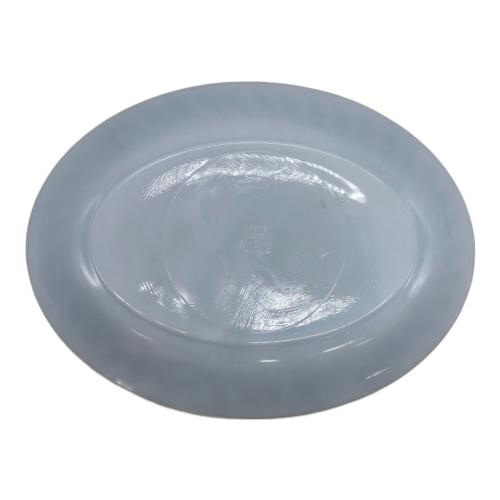 Fire King (ファイヤーキング) オーバルプレート ターコイズ