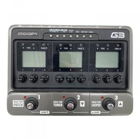 ZOOM ギター用 マルチエフェクター G3 アンプシュミレーター ZOOM (ズーム) ギターエフェクター&アンプシュミレーター G3
