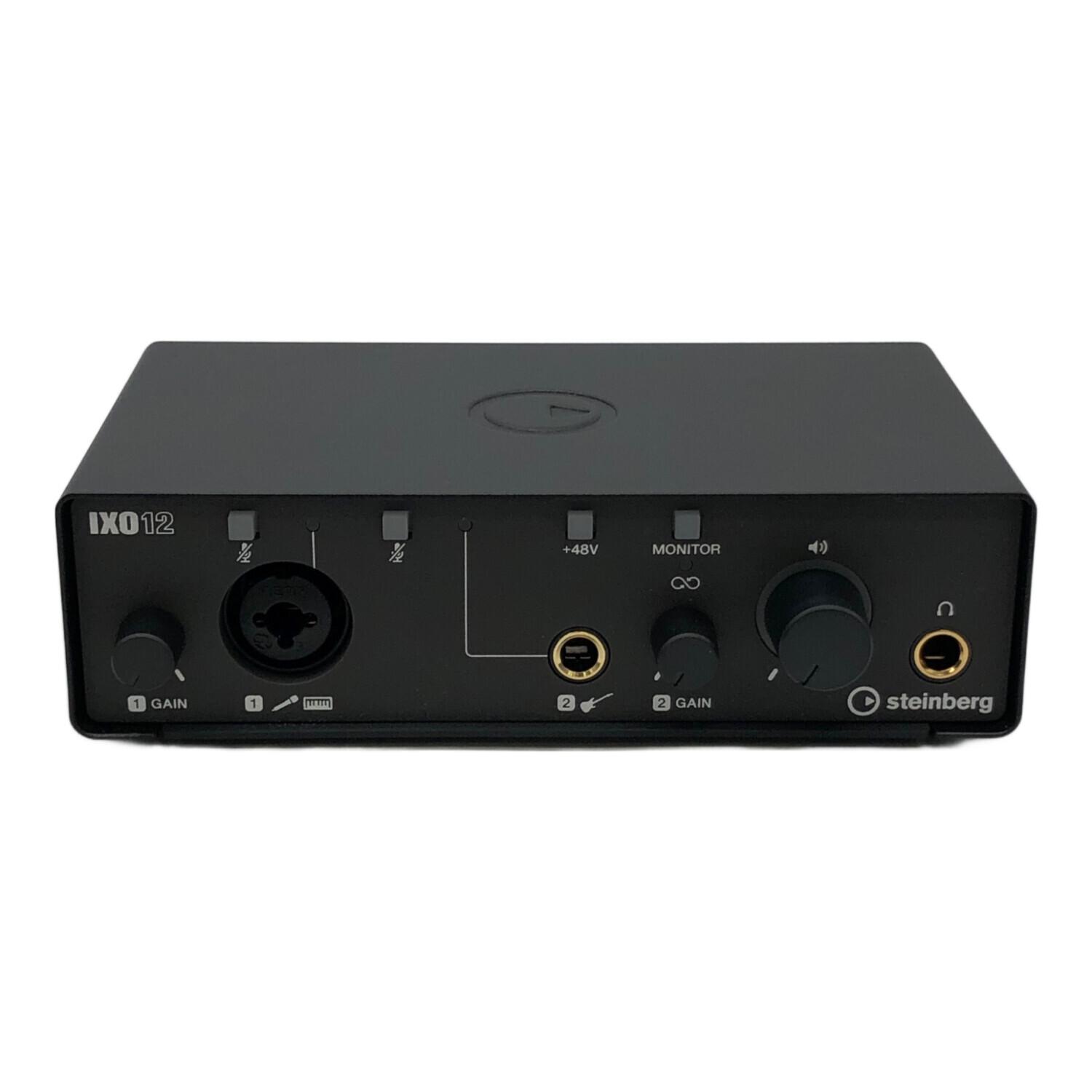 【DLコード未使用】Steinberg IXO12 オーディオインターフェイス DLコード未使用】Steinberg IXO12 オーディオインターフェイス DL