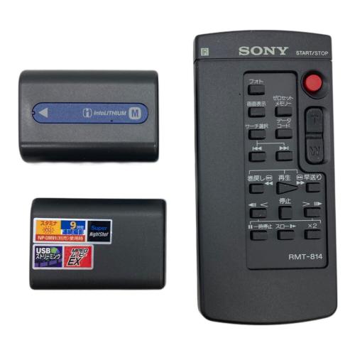 SONY (ソニー) デジタルビデオカメラ DCR-PC101K リモコン 説明書付き 動作確認済み