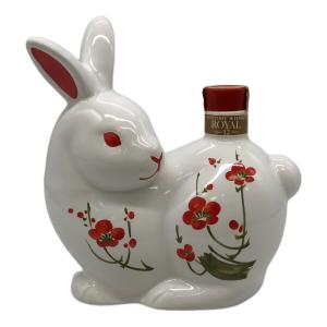 SUNTORY (サントリー) ウィスキー 600ml ROYAL 12 うさぎ干支陶器ボトル 未開封