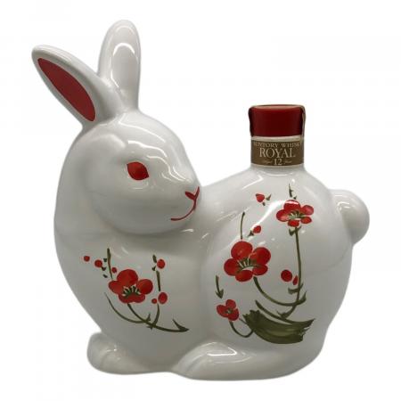(未開封)サントリー1997年 12 年ライオン陶器ボトル 700ml SUNTORY (サントリー) ウィスキー 600ml ROYAL 12 うさぎ干支