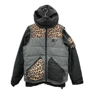 686 (シックスエイトシックス) スノーボードウェア(ジャケット) メンズ SIZE M ブラック L3W901 レオパード柄