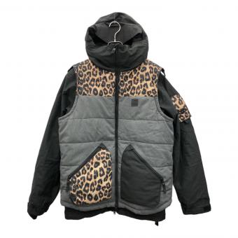 686 (シックスエイトシックス) スノーボードウェア(ジャケット) メンズ SIZE M ブラック L3W901 レオパード柄