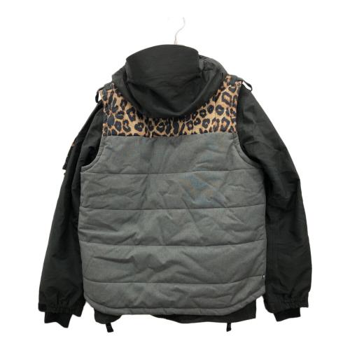 686 (シックスエイトシックス) スノーボードウェア(ジャケット) メンズ SIZE M ブラック L3W901 レオパード柄