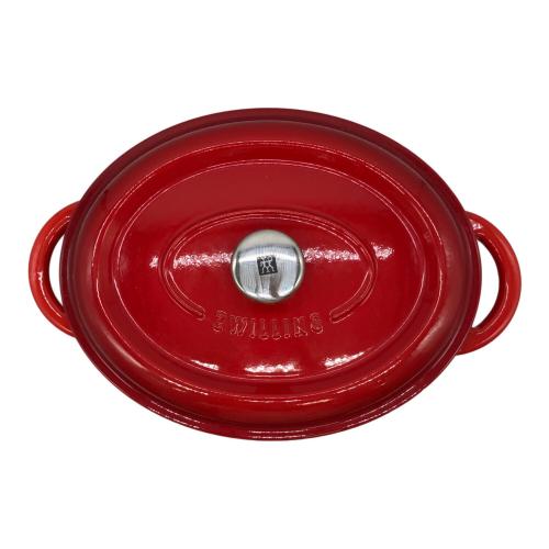 ZWILLING (ツヴィリング) ホーロー鍋 レッド