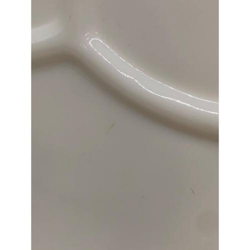 Fire King (ファイヤーキング) 3コンパートメントプレート ホワイト