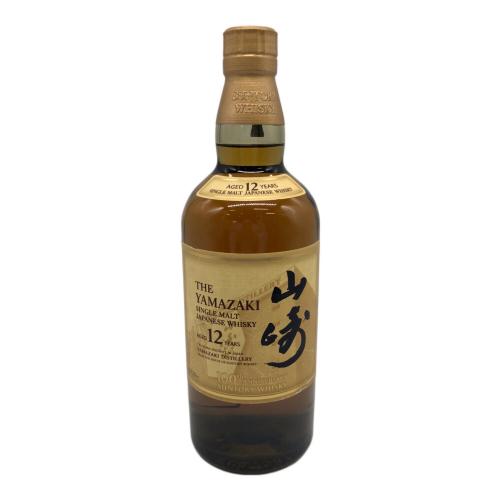 サントリー ジャパニーズウィスキー ラベルハガレ有 700ml 山崎 12年 未開封