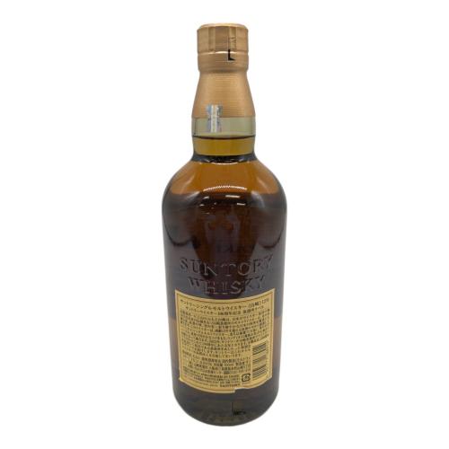 サントリー ジャパニーズウィスキー ラベルハガレ有 700ml 山崎 12年 未開封
