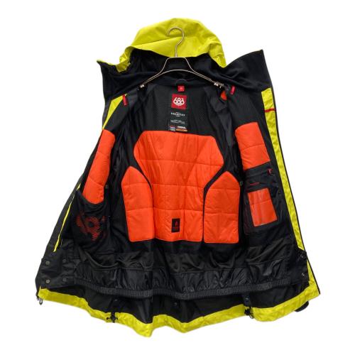 686 (シックスエイトシックス) フリーダムサーマグラフジャケット スノーボードウェア(ジャケット) メンズ SIZE M イエロー