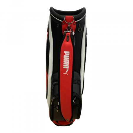 PUMA キャディバッグ 黒/白/赤 プーマ キャディバッグ プーマ(PUMA) キャディバッグ グラフィック