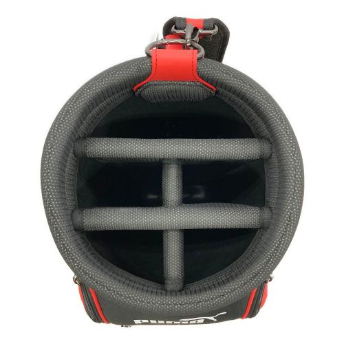 PUMA (プーマ) キャディバッグ ブラック×レッド