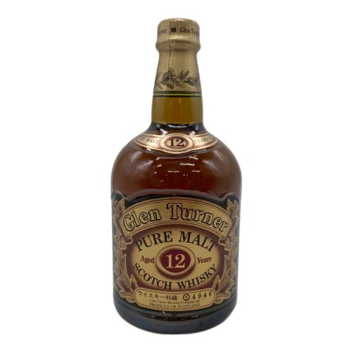 GlenTurner PURE MALT １２年　スコッチウィスキー 700ml