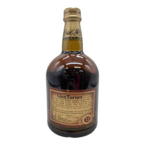 GlenTurner PURE MALT １２年　スコッチウィスキー 700ml