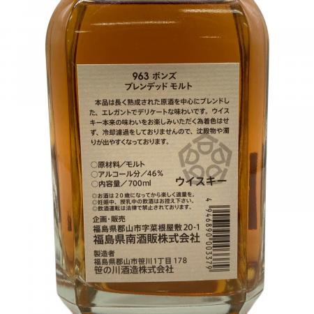 963 BONDS ボンズ ジャパニーズウィスキー 700ml｜トレファクONLINE