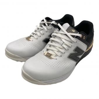 NEW BALANCE (ニューバランス) ゴルフシューズ UGL3000A メンズ SIZE 26cm ホワイト×ブラック