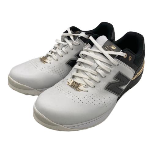 NEW BALANCE (ニューバランス) ゴルフシューズ UGL3000A メンズ SIZE 26cm ホワイト×ブラック