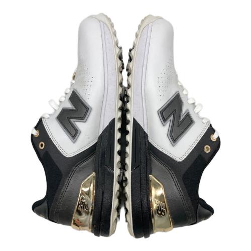 NEW BALANCE (ニューバランス) ゴルフシューズ UGL3000A メンズ SIZE 26cm ホワイト×ブラック