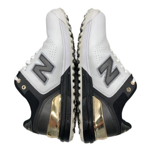 NEW BALANCE (ニューバランス) ゴルフシューズ UGL3000A メンズ SIZE 26cm ホワイト×ブラック