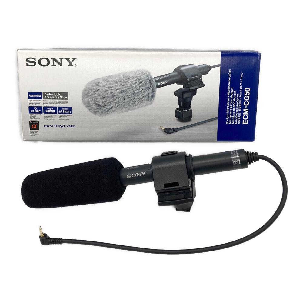 【良品】SONY ショットガンマイクロフォン CG50 ECM-CG50 SONY (ソニー) ショットガンマイクロホン ECM-CG50｜トレファクONLINE