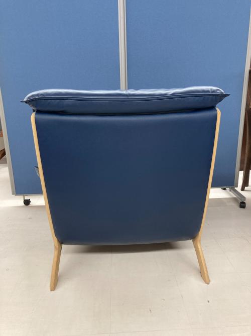karimoku (カリモク) 1人掛けソファー ZU4900E570 980ｍｍ ブルー カリモクスタンダードモデル グループG