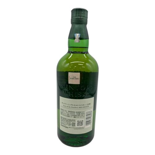 サントリー 白州 ジャパニーズウィスキー 2025 EDISION STORY OF THE DISTILLERY 700ml