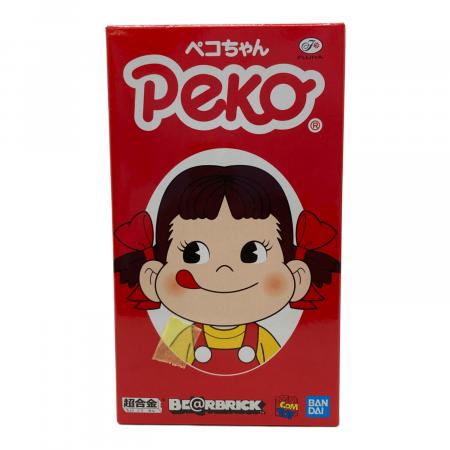 Medicom Toy Fujiya 超合金 BE@RBRICK ペコちゃん キャラクターグッズ PEKO BE@RBRICK ペコちゃん フィギュア超合金