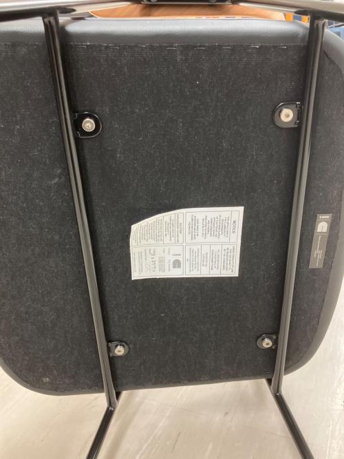 ACTUS (アクタス) ダイニングチェアー 675 ブラック×ブラウン アームチェアー