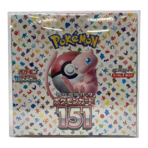 ポケモン 強化拡張パック ポケモンカード151 ポケモンカード シュリンク付