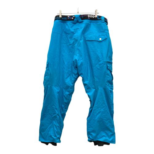 686 (シックスエイトシックス) スノーボードウェア(パンツ) SIMSベルト付 メンズ SIZE XL スカイブルー