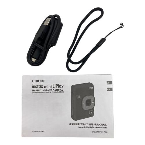 FUJIFILM (フジフィルム) instax mini LiPlay INS MINI HM1 ELEGANT BLACK