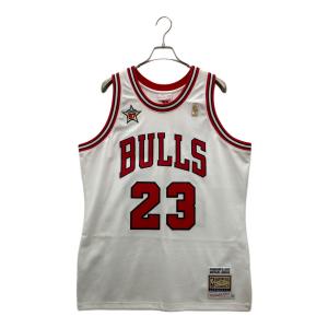 MITCHELL & NESS (ミッチェルアンドネス) バスケットボールユニフォーム NBA AUTHENTIC JERSEY BULLS 1997 マイケルジョーダン メンズ SIZE L ホワイト