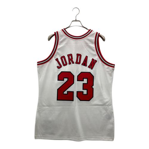 MITCHELL & NESS (ミッチェルアンドネス) バスケットボールユニフォーム NBA AUTHENTIC JERSEY BULLS 1997 マイケルジョーダン メンズ SIZE L ホワイト