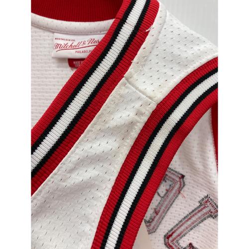 MITCHELL & NESS (ミッチェルアンドネス) バスケットボールユニフォーム NBA AUTHENTIC JERSEY BULLS 1997 マイケルジョーダン メンズ SIZE L ホワイト