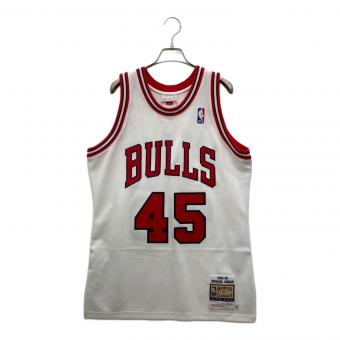 MITCHELL & NESS (ミッチェルアンドネス) バスケットボールユニフォーム NBA BULLS メンズ SIZE M ホワイト×レッド