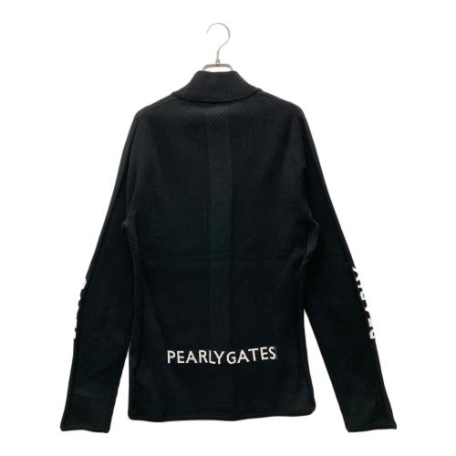 PEARLY GATES (パーリーゲイツ) タートルネックニット ゴルフウェア(トップス) 053-2274005 メンズ SIZE XL ブラック
