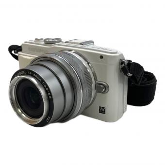 OLYMPUS (オリンパス) デジタル一眼レフカメラ E-PL6 ダブルズームキット 液晶若干黄ばみ