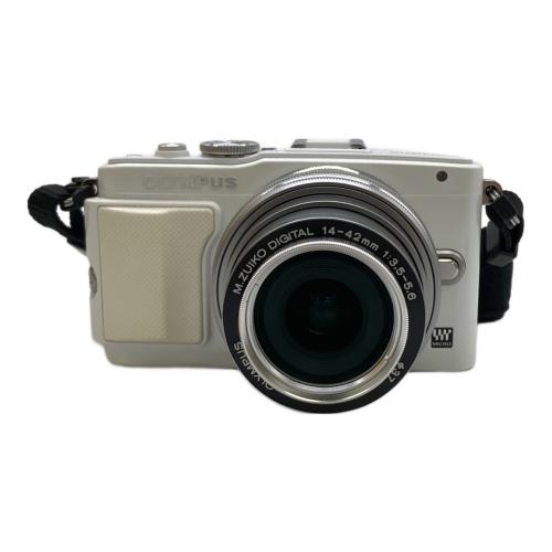 OLYMPUS (オリンパス) デジタル一眼レフカメラ E-PL6 ダブルズームキット 液晶若干黄ばみ