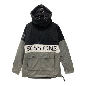 SESSIONS (セッションズ) スノーボードウェア(ジャケット) レディース SIZE S ホワイト×ブラック