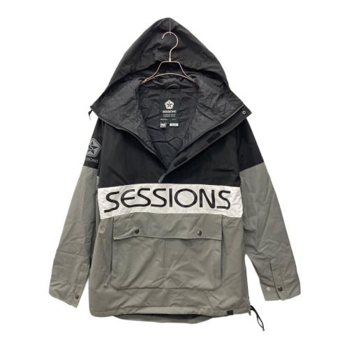 SESSIONS (セッションズ) スノーボードウェア(ジャケット) レディース SIZE S ホワイト×ブラック