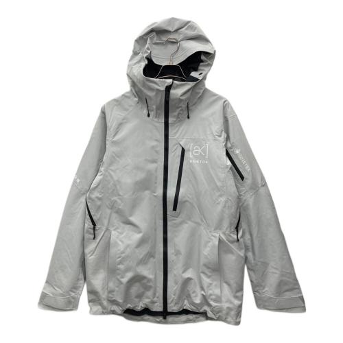 BURTON (バートン) [ak]® ホバー GORE-TEX 3L ストレッチジャケット スノーボードウェア(ジャケット) メンズ SIZE M ライトグレー